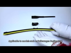 중형 류스 윈스크린 와이퍼 경화 저항 탄소 강철 뼈 없는 와이퍼