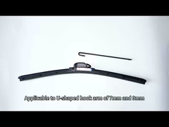 유연성 검은색 자동차 전면 와이퍼 소음 수준 낮은 전면 화면 와이퍼